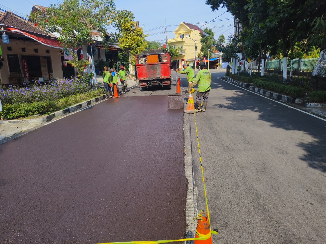 Slurry Seal Kawasan Perumahan